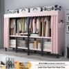 No-Assembly Wardrobe with Drawers: Foldable and Durable for Bedroom or Rental Room
