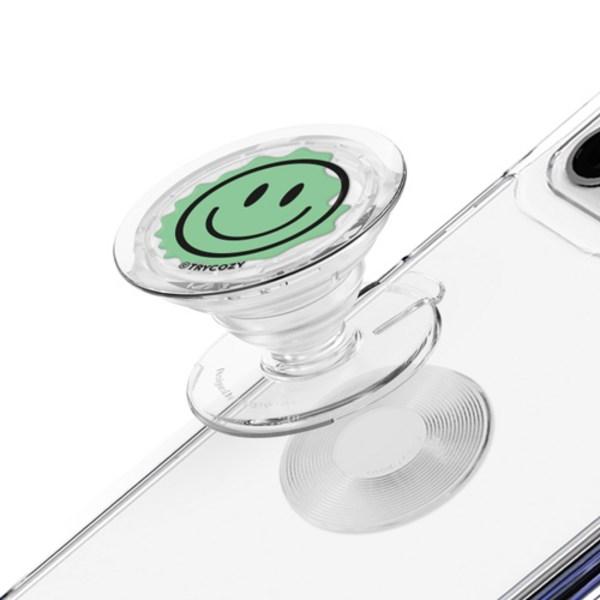 

Tricozy jagged smile change detachable smart phone grip tok, green, 1 piece