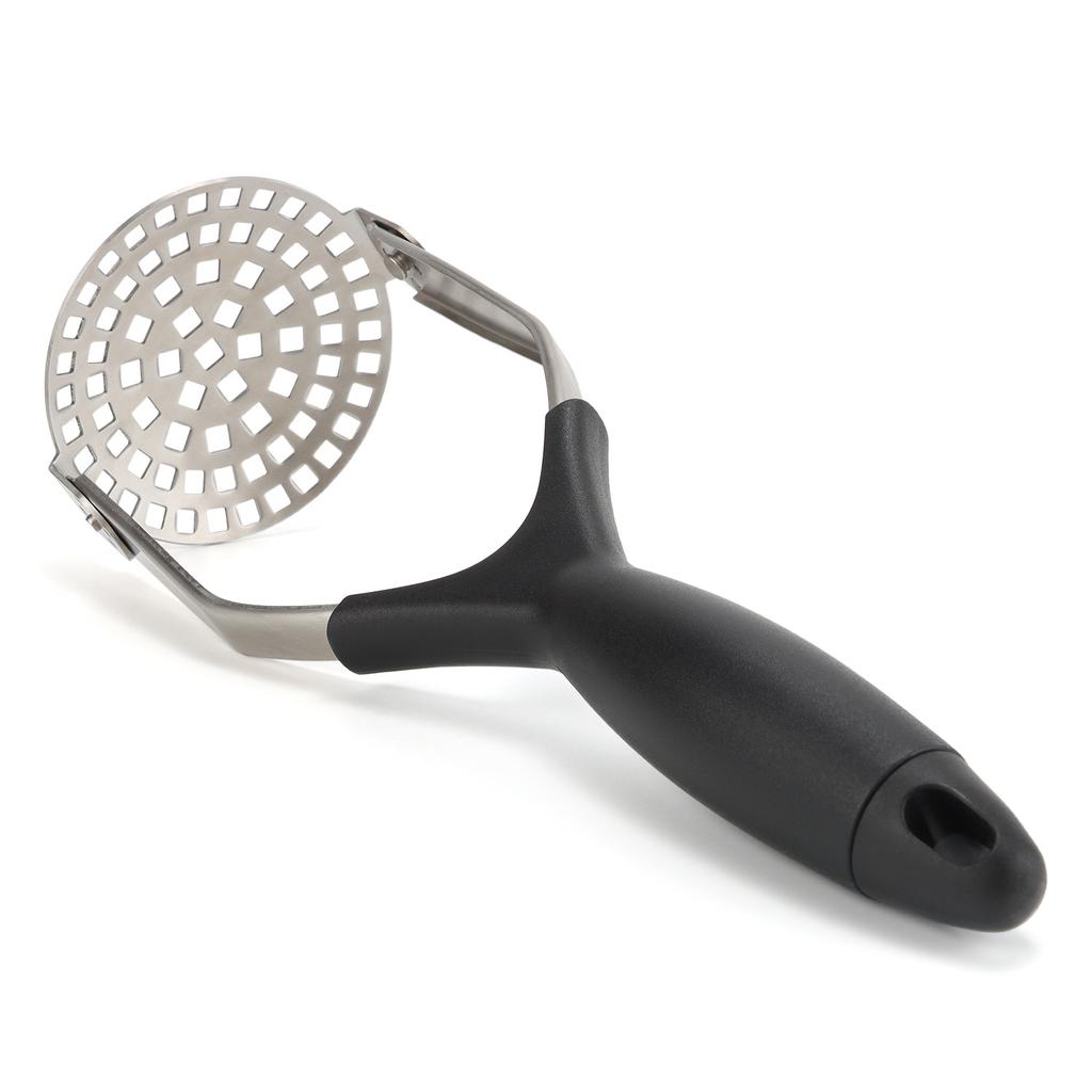 1pcs Stainless Steel Potato Masher Pumpkin Masher Kitchen Gadgets Baking Cooking Kitchen Utensils Folding Storage Silverware Tools