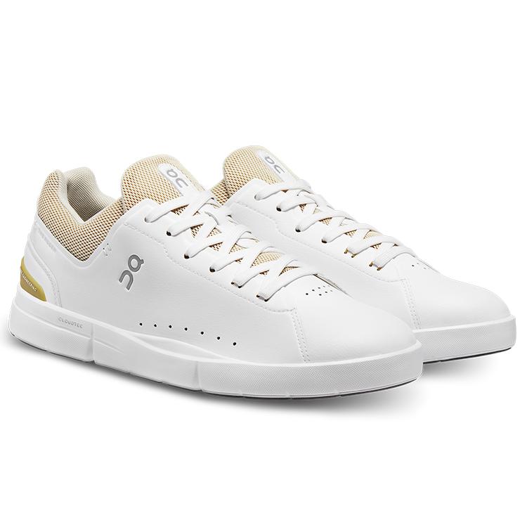 On THE ROGER Artificial Leather Slip Resistant Abrasion Resistant Low top Casual Shoes Men's White Gray 48.98343