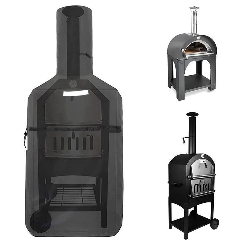 

170x65x55cm Black Outdoor Pizza Oven BBQ Cover, Rain & Dustproof, Oxford Cloth. 170x65x55cm - 210D Oxford Cloth чёрный