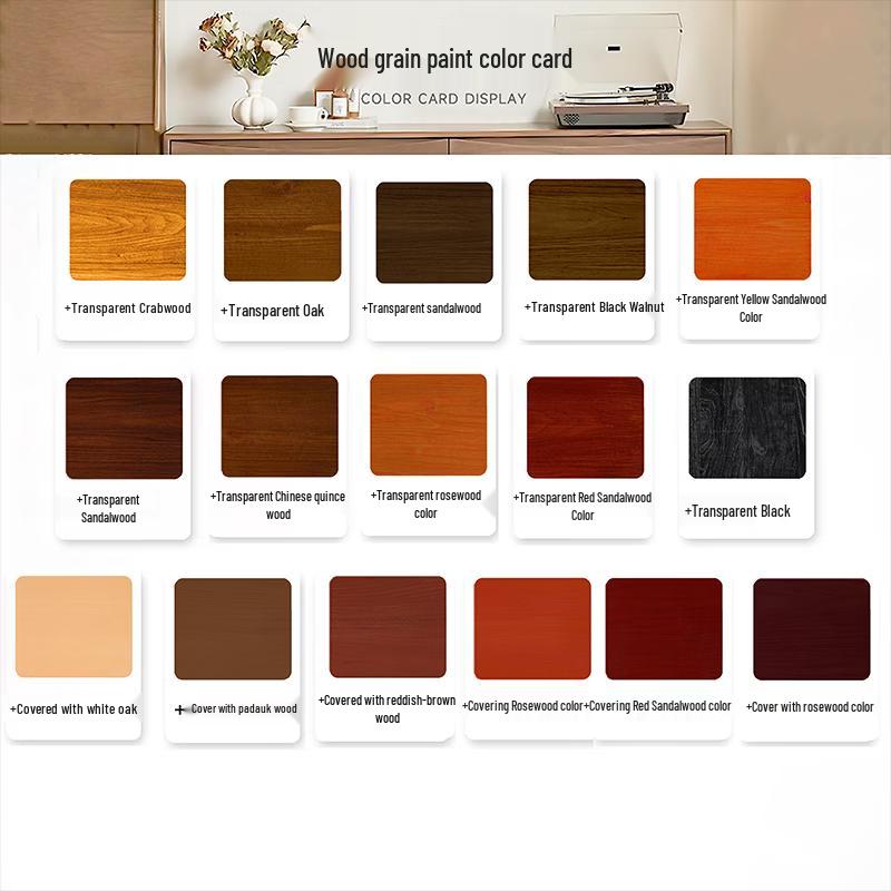 Sanqing Water-based Wood Grain Furniture Paint 0.5KG