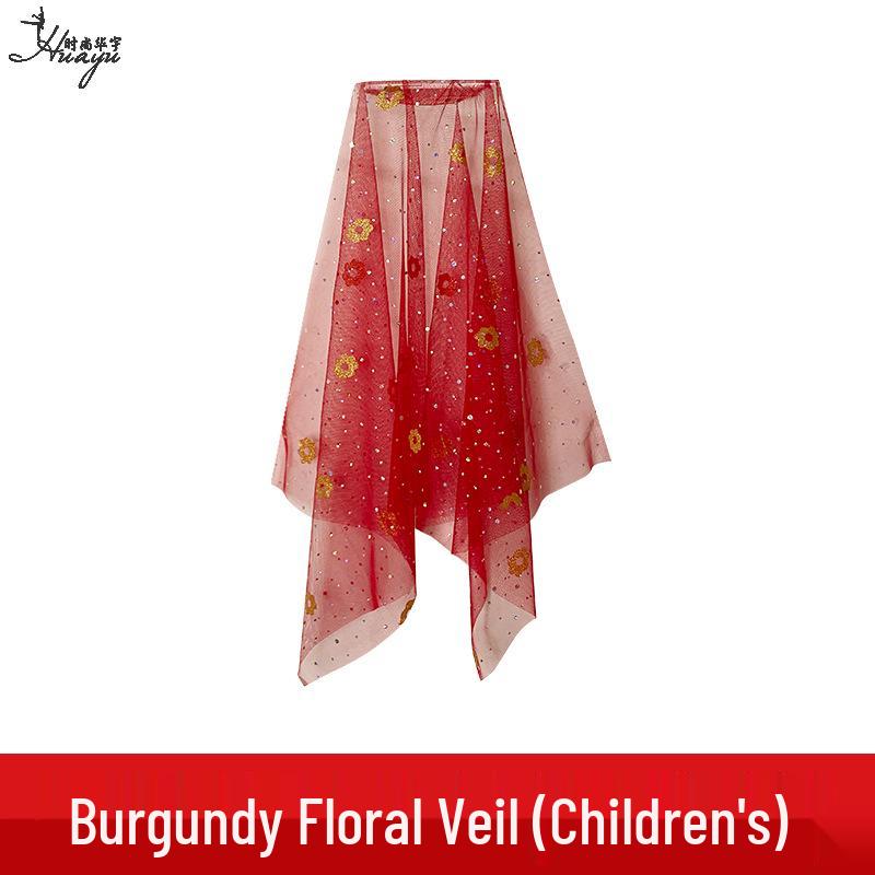 Belly Dance Bollywood Scarf Veil – Women's Hot Stamping Dance Accessory