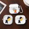 Cartoon The S-simpsons Case For Samsung Galaxy Buds 4 Pro 2Pro 4Pro 3 FE 3Pro 2 Live Clear Earphone Cases Cover With Hook