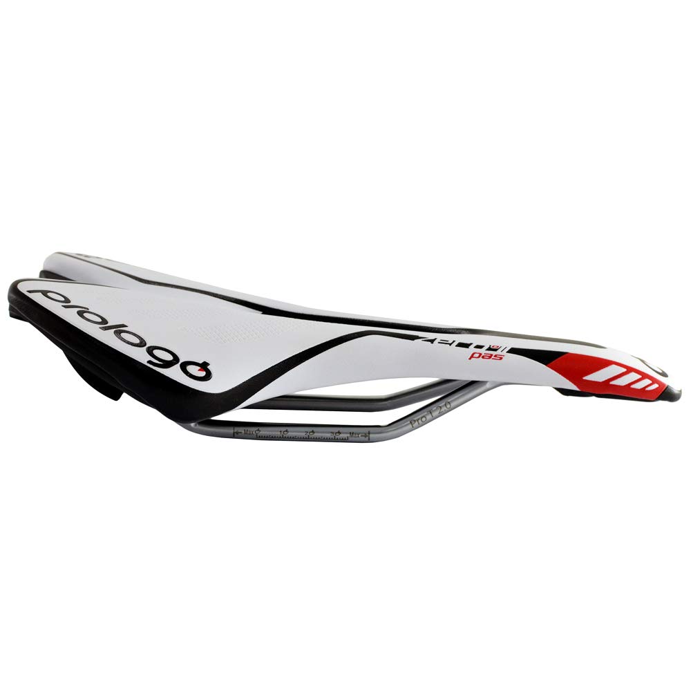 Prologo PROLOGO ZERO II Pas Rail Road MTB White x PR2024 T2.0 Saddle, Black,