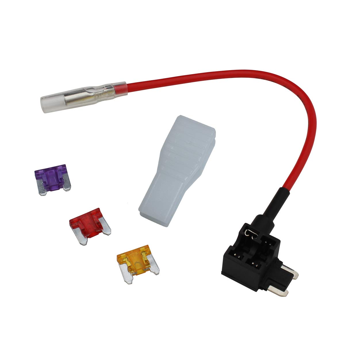 

Kaito Denshi Power Removal Cable for Low Profile Fuses 3A, 5A, 10A, Fuses, Set of 3