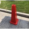 Thickened No Parking Warning Sign with Traffic Cone