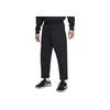Nike Solid Color Logo Embroidery Drawstring Loose Straight Casual Pants Men Bottoms Black FN3015-010