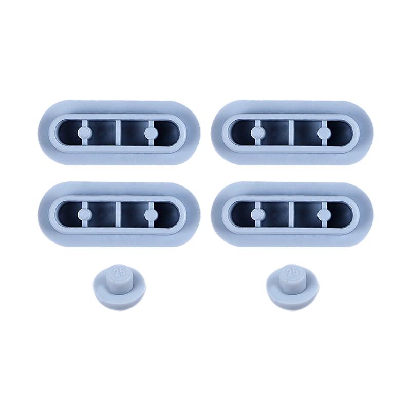 6/4/2pc Toilet Seat Bumper Toilet Noise Dampening Bumpers Toilet Seat Mute Replacement Cushioning Pad Gasket Bathroom Home Hotel