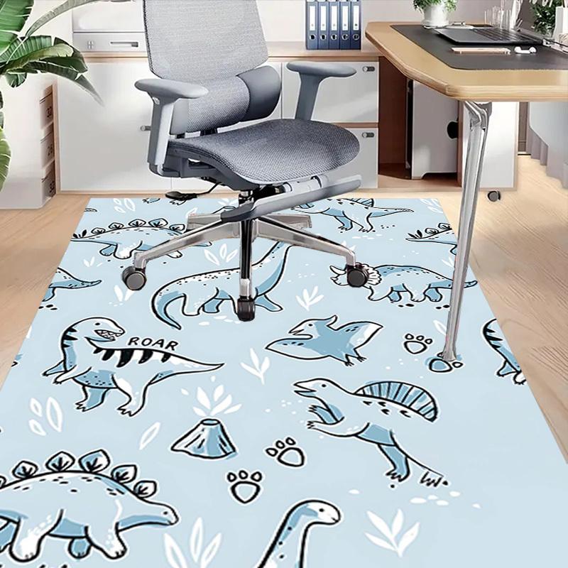 1PC Dinosaur Pattern Extra Large Non Slip Floor Carpet, Office, Family, Bedroom, Studio   Large Area Rug Indoor Rugs, , Vibrant Colors