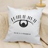 Fashing Quirky Musical Note Patterns Pillow Case Natural Linen Double-Sided Printing Sofa Home Decor Cushion Cover