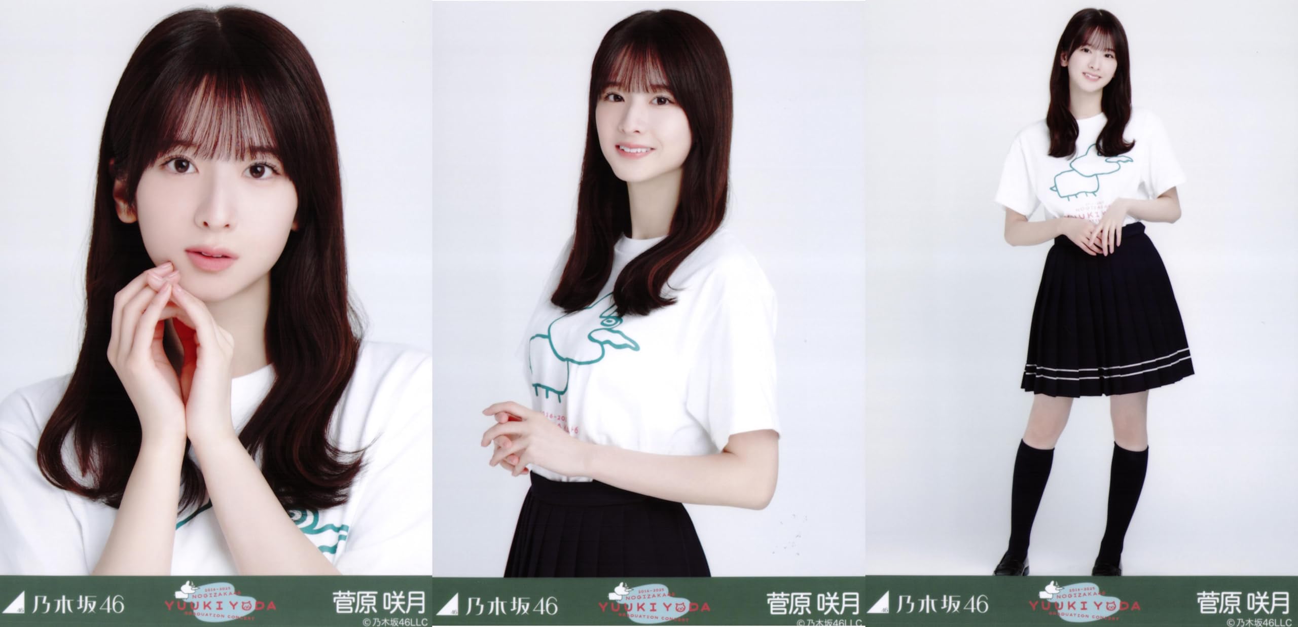 

Nogizaka46 Raw Photo Yoda Yuki Graduation Concert T-Shirt 3-piece Set Sugawara Satsuki
