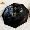 Lion Zodiac Symbolism 8-Frame for Travel, camping, Casual Lightweight Portable Umbrella, Essential for every family Holidays Birthday Gift