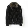 Men's Winter Golden Imitation Mink Fur Coat