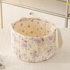 Mit Griff Aufbewahrungsbox Faltbar Floral Make-up Toilettenartikel Organizer Kleinkramkorb Haus Zimmer