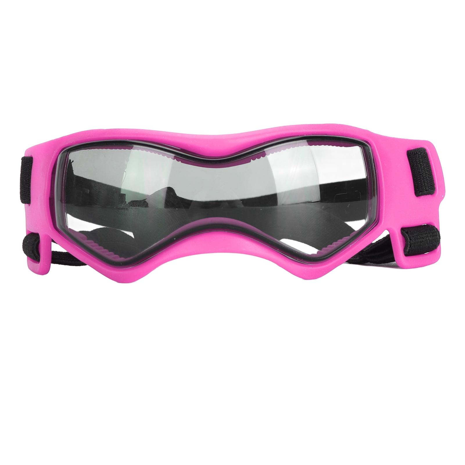 

Dog Goggles Stylish Dog Sunglasses UV Eye Protection Doggy Goggles Pet Sunglasses for Outdoor Use Pink S розовый