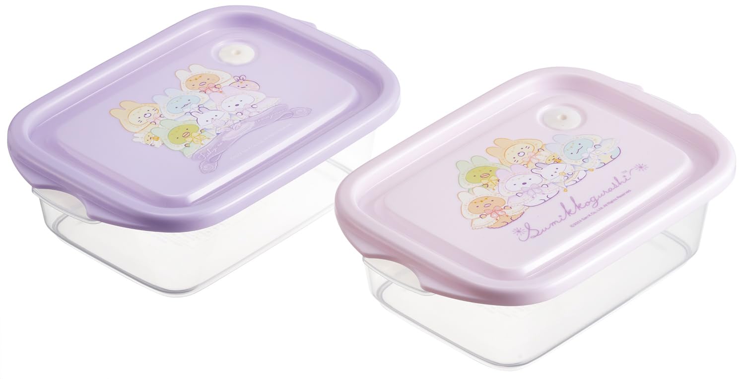 

Skater Seal Container Storage Container Side Dish Container 500ml Antibacterial Made in Japan 2P Sumikkogurashi Magic FCN2WAG