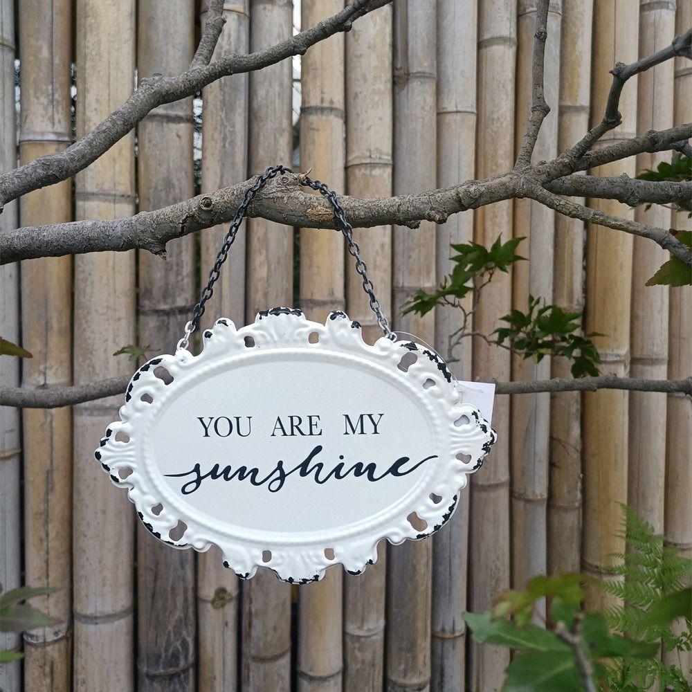 Iron Wall Hanging Retro Wall Decoration Pendant Doorplate Decoration Hanging  Shop