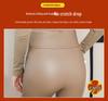 Women's High-Waist Lambswool Fleece-Lined Leather Pants: Slimming, Windproof, Warm Leggings