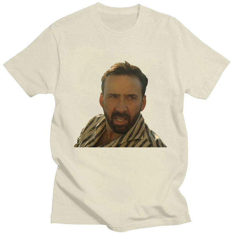 

Pedro Pascal Nick Cage Meme Funny T Shirt Unisex Women Oversized Fashion Cotton Couples Tshirt Best Friends Short Sleeve Streetwear 3XL