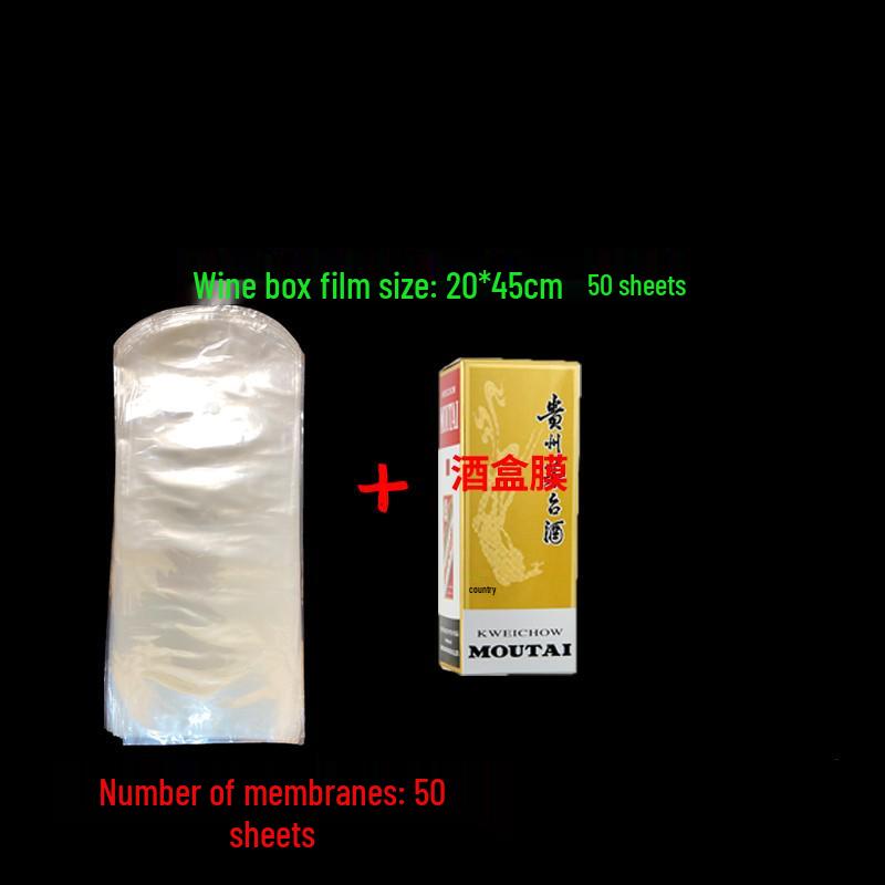 Wine Box Heat Shrink Wrap - Protective, Moisture-Proof, Dust-Proof Film for Wine Case Packaging