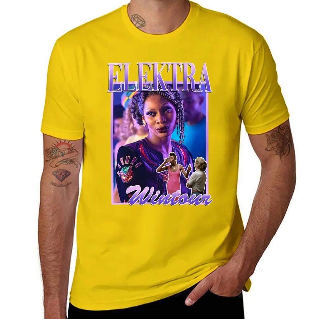 Elektra Wintour Abundance Evangelista T-Shirt for a boy oversized graphic t-shirts anime