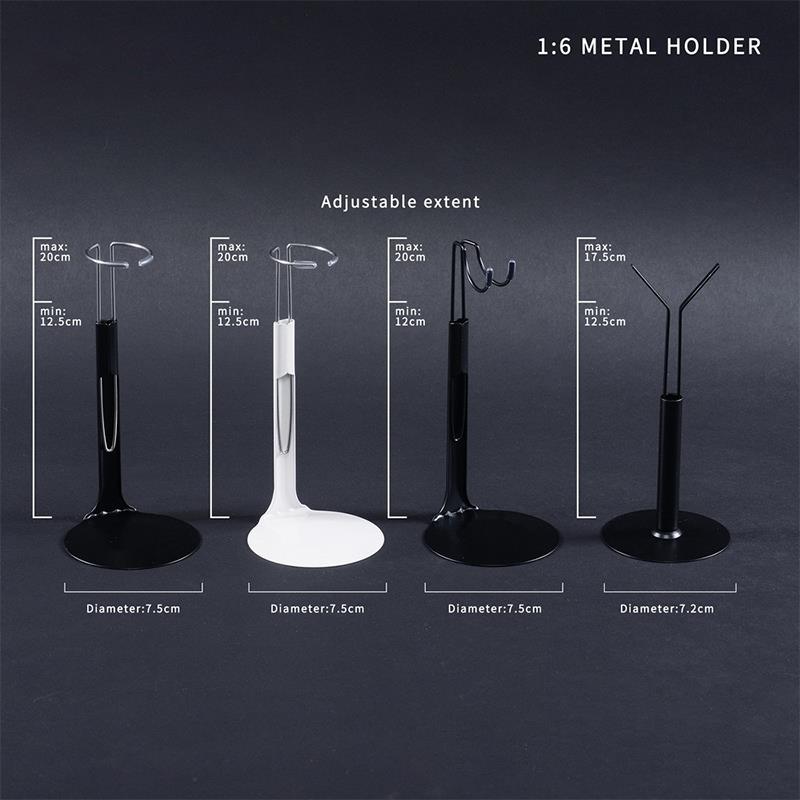 1pc 1/6 Scale Model Display Stand U-Shape Adjustable Display Stand for 1/6 Barbies Dolls Figure Models Action Figure Accessories