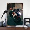Motorrad GSX R Metallposter Benutzerdefinierte Wandkunst Retro Vintage Blechschilder für Man Cave Dekoration Heimdekor Zubehör