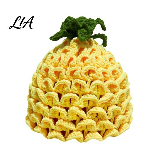 Adorable Fruit Design Beanies Women Knitted Hat, Cute Stretchy Cozy Winter Beanies, Sweet Warm Skull Cap for Girls Cold Weather Elastic Fit Headwear