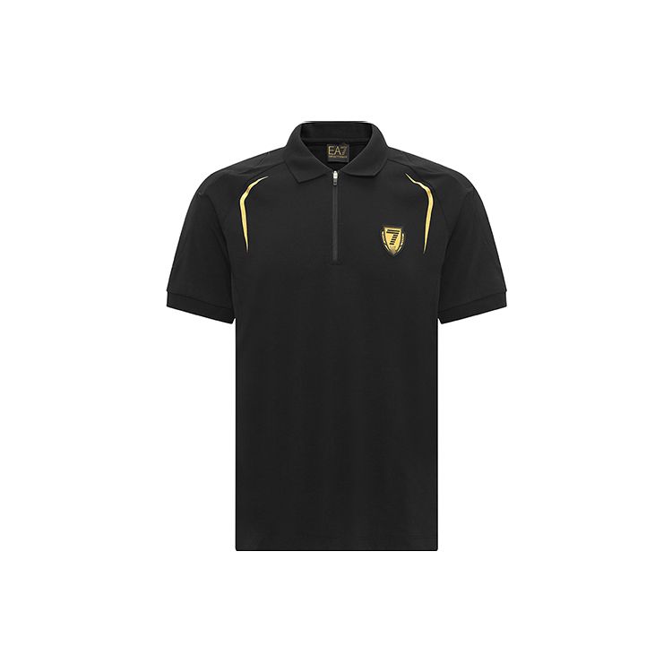 Emporio Armani ZS23 Logo Korte Mouw Polo Shirt Heren tops Zwart 3RPF62-PJL2Z-1200 S
