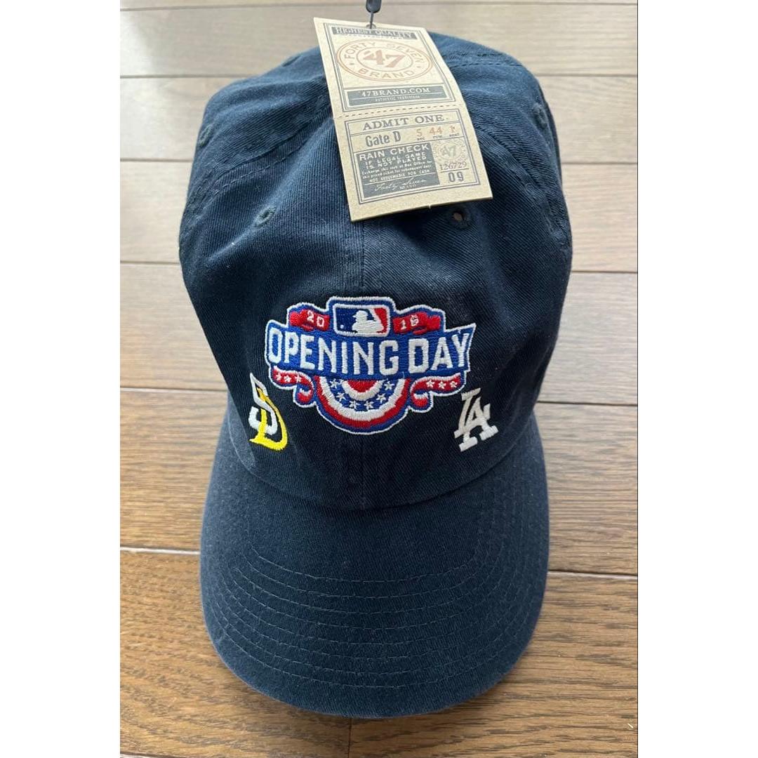 Used New Major League 2016 Opening Game Cap Padres vs. Dodgers Venue Limited
