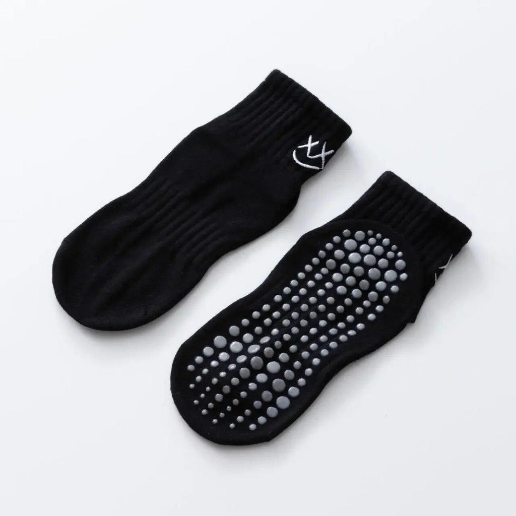 Neue feste Farbe, einfache, rutschfeste, atmungsaktive Yogasocken, Pilatessocken für Damen, Indoor-Tanz, Fitness, Gymnastik, Training, Sport-Socken