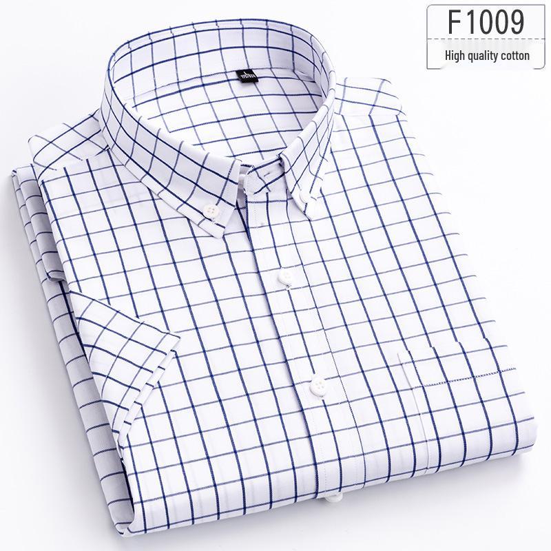 2025 Herren-Streifenshirt aus reiner Baumwolle mit kurzen Ärmeln - Bequem & Atmungsaktiv Sommer-Freizeitkleidung