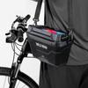 WILD MAN Quick Release Design 3L Rainproof Bicycle Handlebar Bag, Hard Shell Bike Basket, Perfect for MTB, Mountain Road Bikes, and Scooters (XT8)
