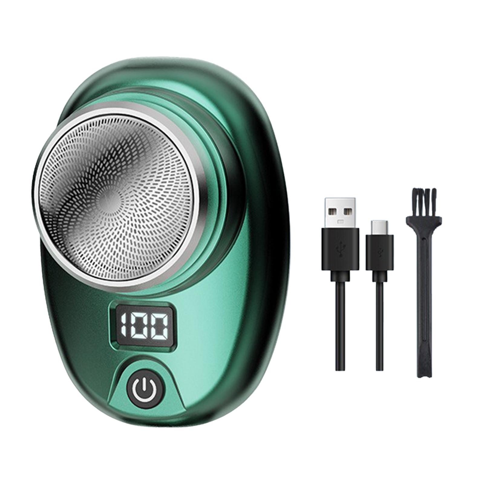 

Мини-электробритва для мужчин, борода, компактная, легкая, мини-электрическая, для мужчин, для путешествий, для офиса, дома, для усов зелёный