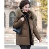 Padded Mother's New Thickened Medium and Long Winter Padded Clothes, Winter Coats, Medium and Old Padded Jackets, Women's Clothing