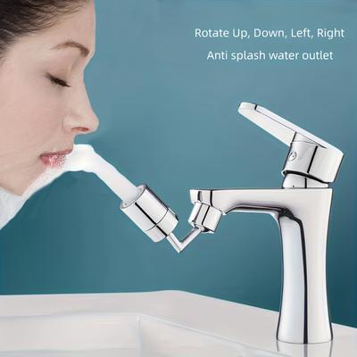 720°Universal Kitchen Faucet Anti-splash Aerator Bathroom Tap Rotatable Faucet Sprayer Saving Water Tap Nozzle Extender Adapter