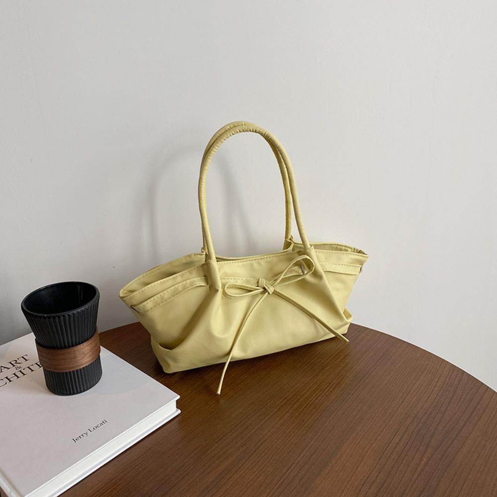 

Gentle Bowknot Bucket Bag Designer Women s Tote Bag Elegant Bow Cross Body Bag Girls жёлтый