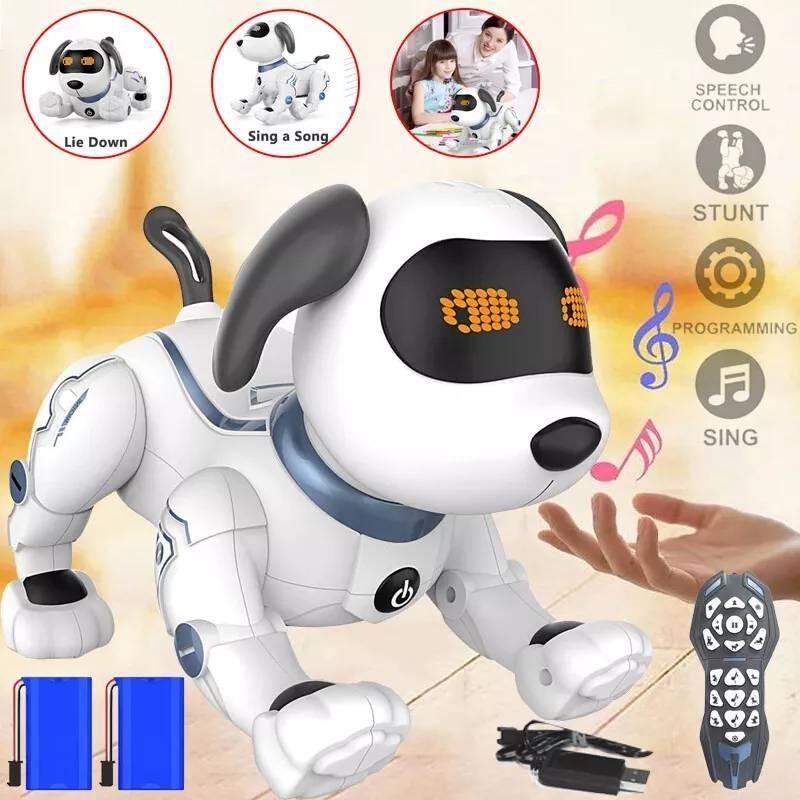 Innovative Remote Control Programming Trick Dog Interactive Robot Toy For Kids