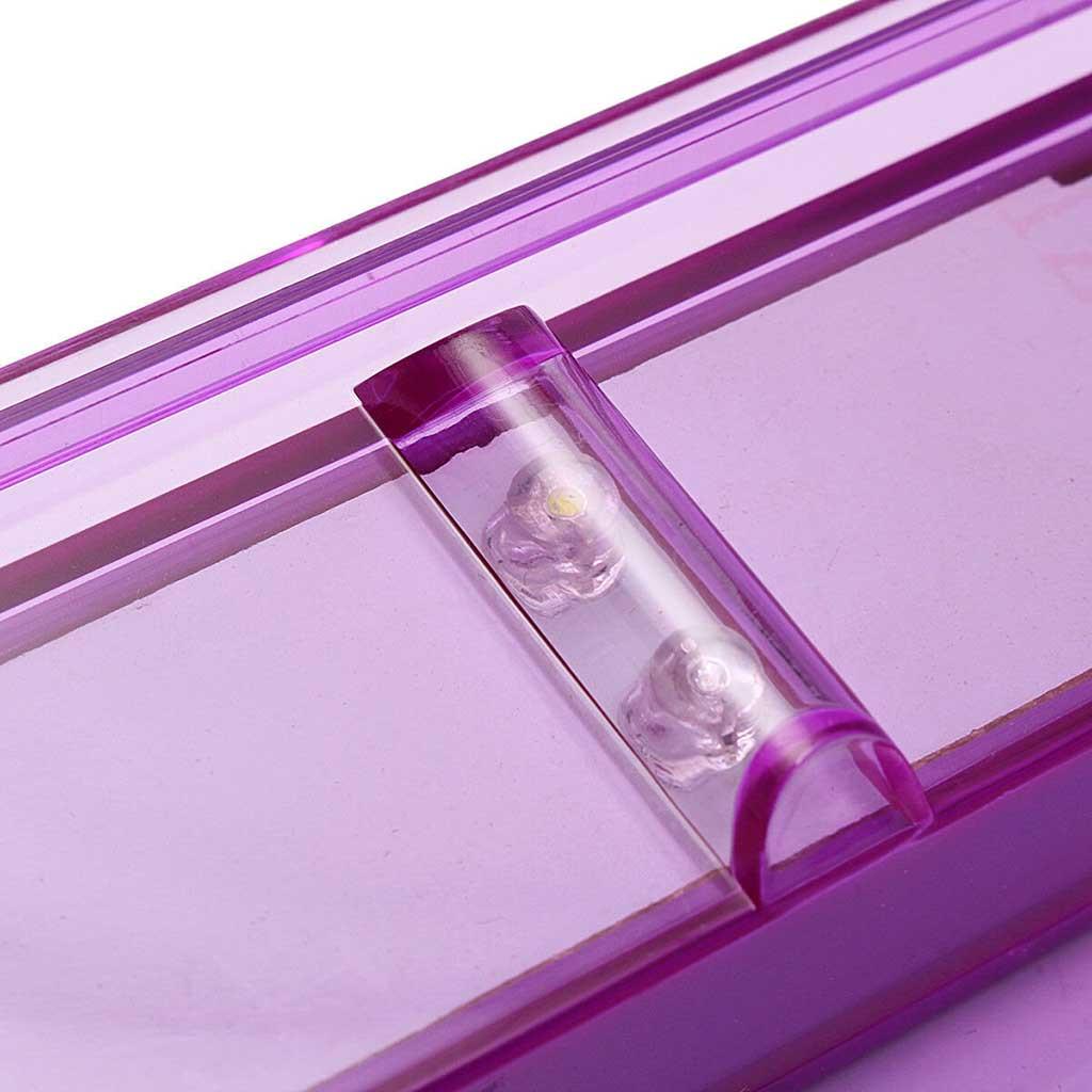 Mini rezervor de pește de acvariu Rezervor de acvariu de pești Divizor de lumină LED Filtru de apă