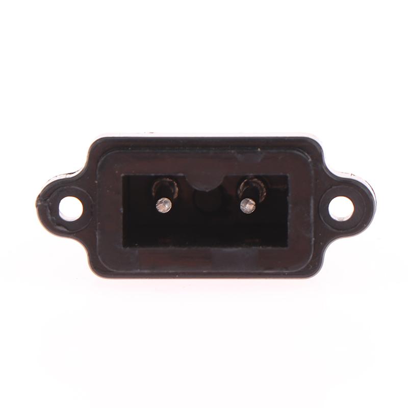 Two-Wire Electric Screwdriver Plug 2-Core Power Socket Dc Power Plug Connector 2 Pins Black Small Two-Wire Plug