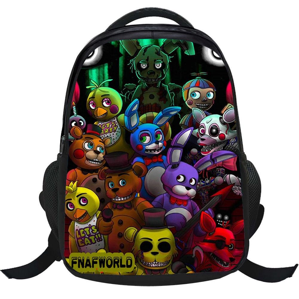 Cartoon Bear Backpack For Elementary School Students Large Capacity Durable Oxford Cloth Material