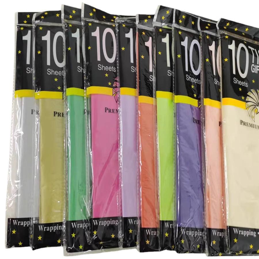 14g Colored Tissue Paper for Christmas Decoration & Kids' Crafts, Fresh Flower Wrapping