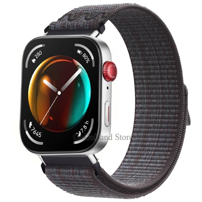 Nylon Loop Strap For Huawei Watch Fit 3 Smartwatch Sport Bracelet Soft Band For Huawei Watch Fit 3 Corrra Watchband Accessories