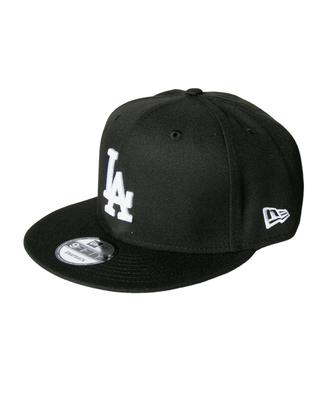 9FIFTY Los Angeles Dodgers Black Free Size Cap, & White, [Used]