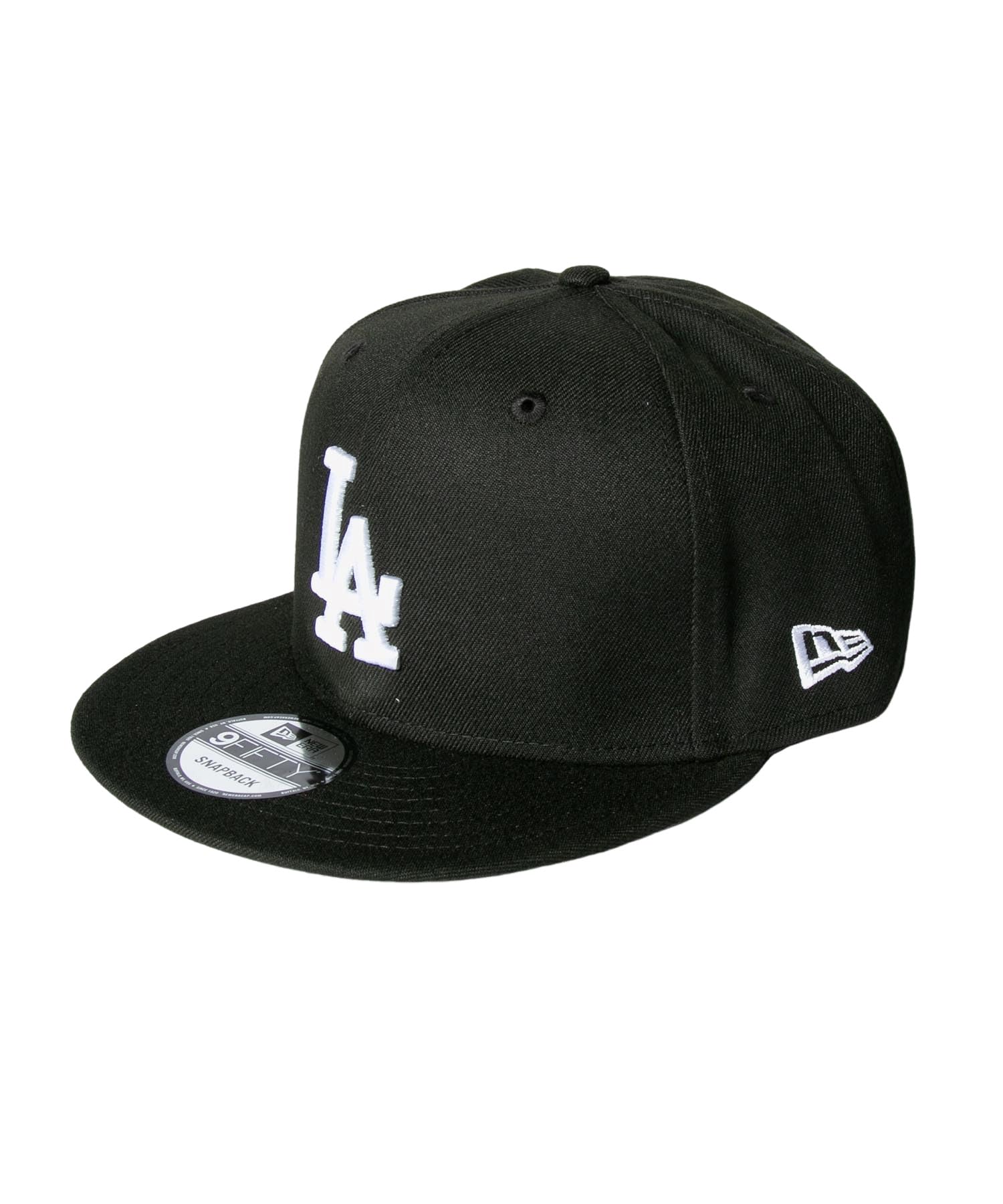 

New Era 9FIFTY Los Angeles Dodgers Black Free Size Cap, & White, [Used]
