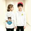 Unisex Children's Double-sided Cartoon Hoodie with Rubik's Cube Print (Spring/Autumn)