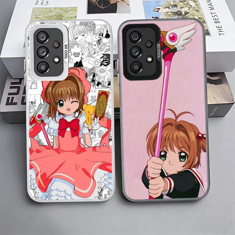 CardCaptor Sakura Anime Soft Phone Case for Samsung A17 A16 A15 A14 A13 A57 A56 A55 A54 A53 A37 A36 A35 A34 A33 A26 A25 A24 A23