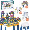 Children'S Multi-Functional Building Block Game Table With Drawing Board Assembly Educational Toy Gift3