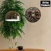 Placca Metallo Vintage Medusa 8 Pollici Rotonda Decorazione Murale Cucina Bar Regalo
